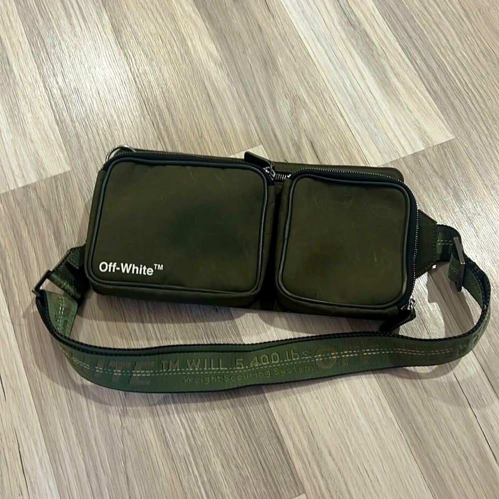 Rare Off-White multi compartment crossbody bag